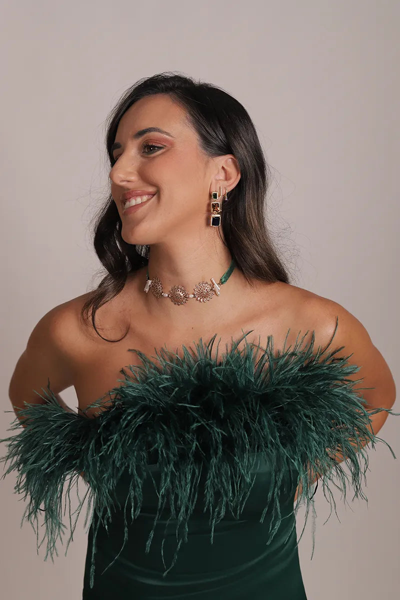 Choker Beth verde