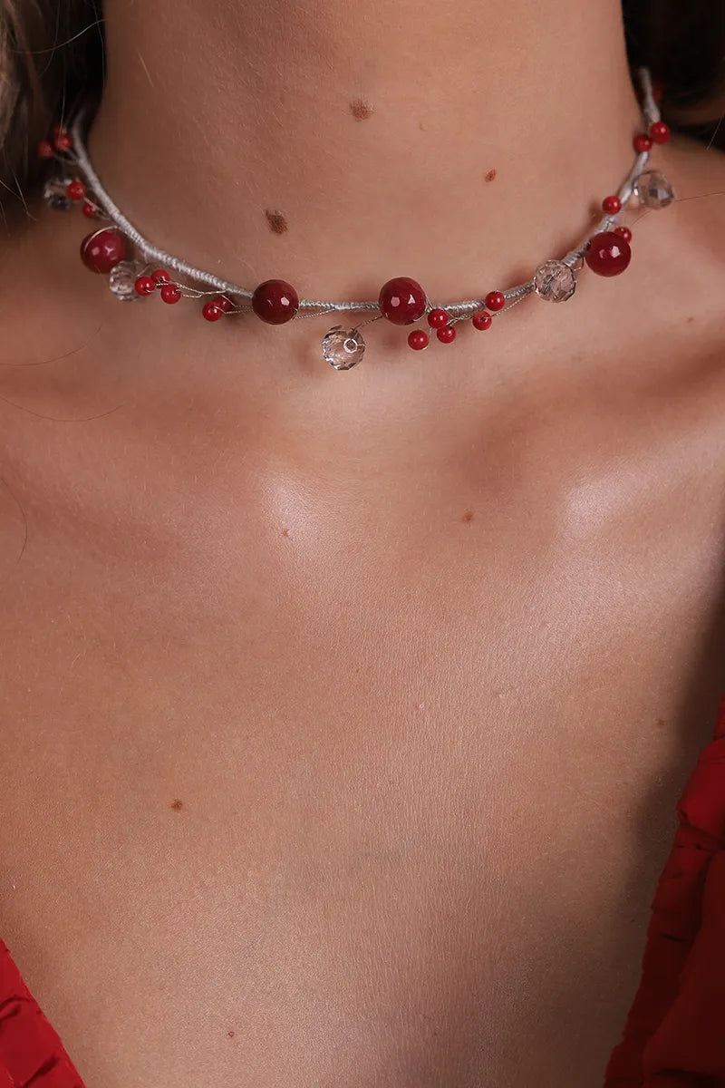 Choker Renata Burdeos