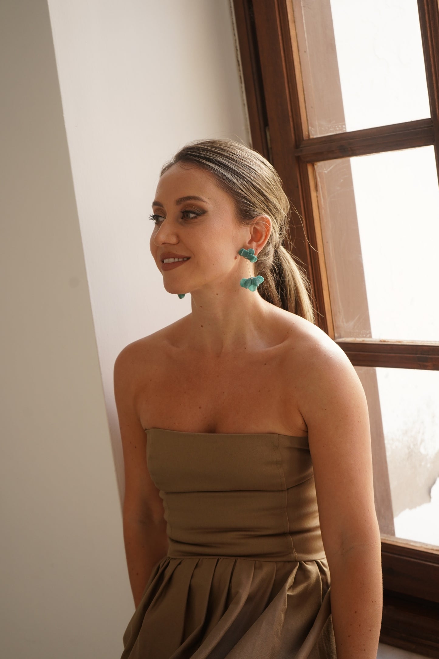 Pendientes Naila Turquesa