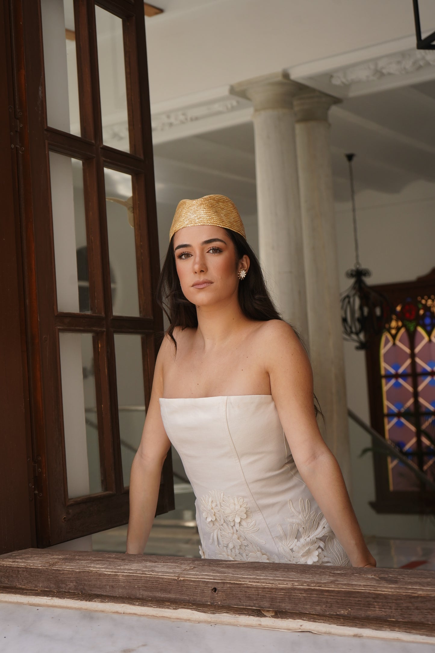 Tocado Pillbox Hat Jackie