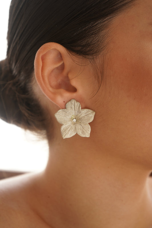 Pendientes Blossom Champagne