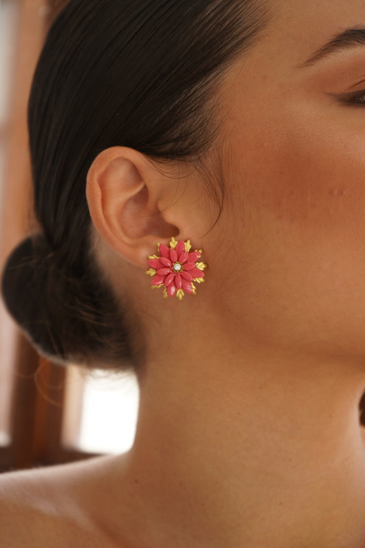 Pendientes Doha Fucsia