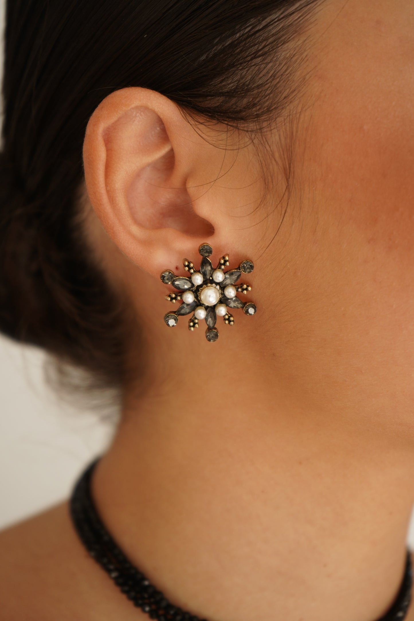 Pendientes Dara Negro