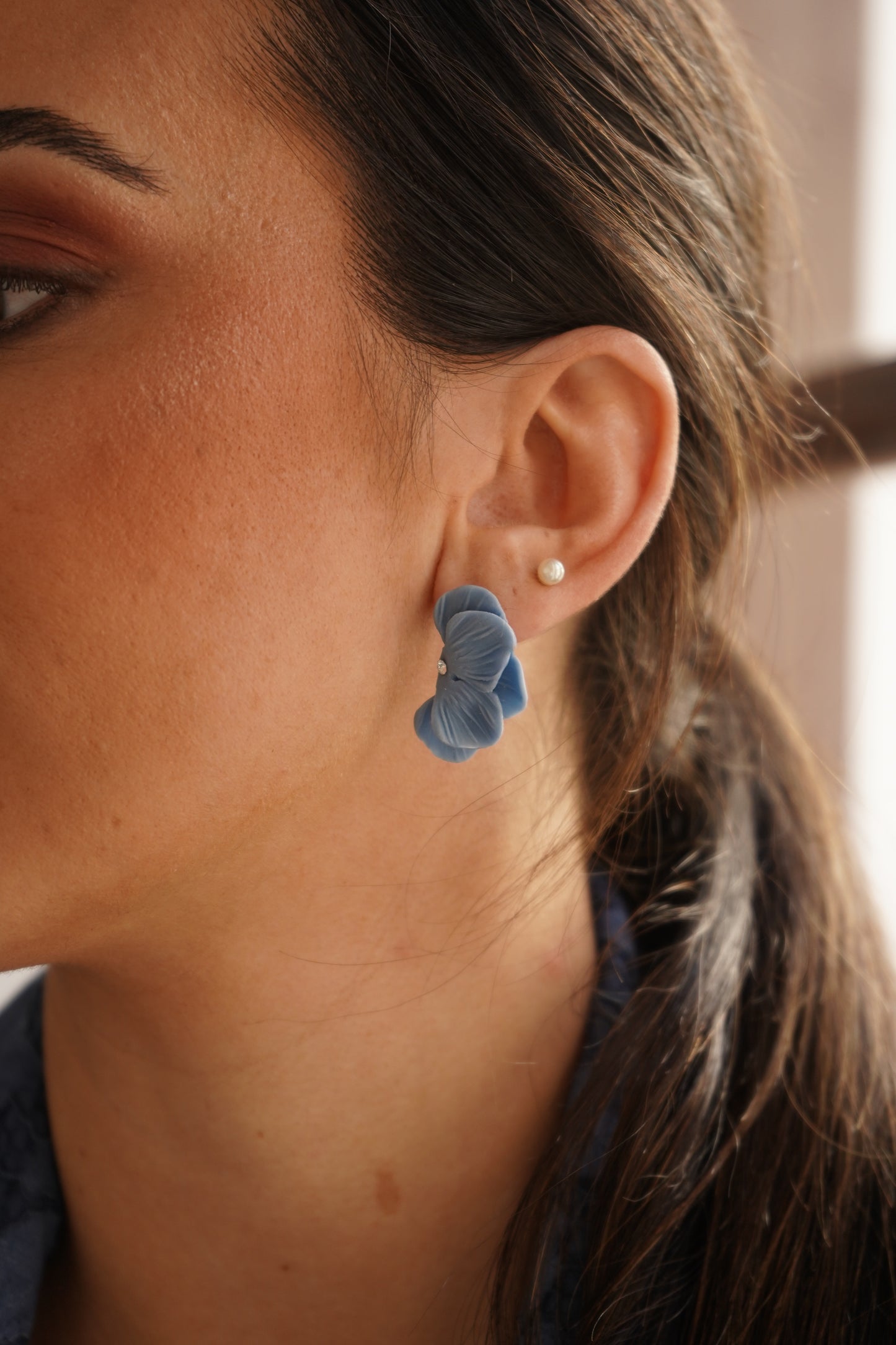 Pendientes Elira Azul