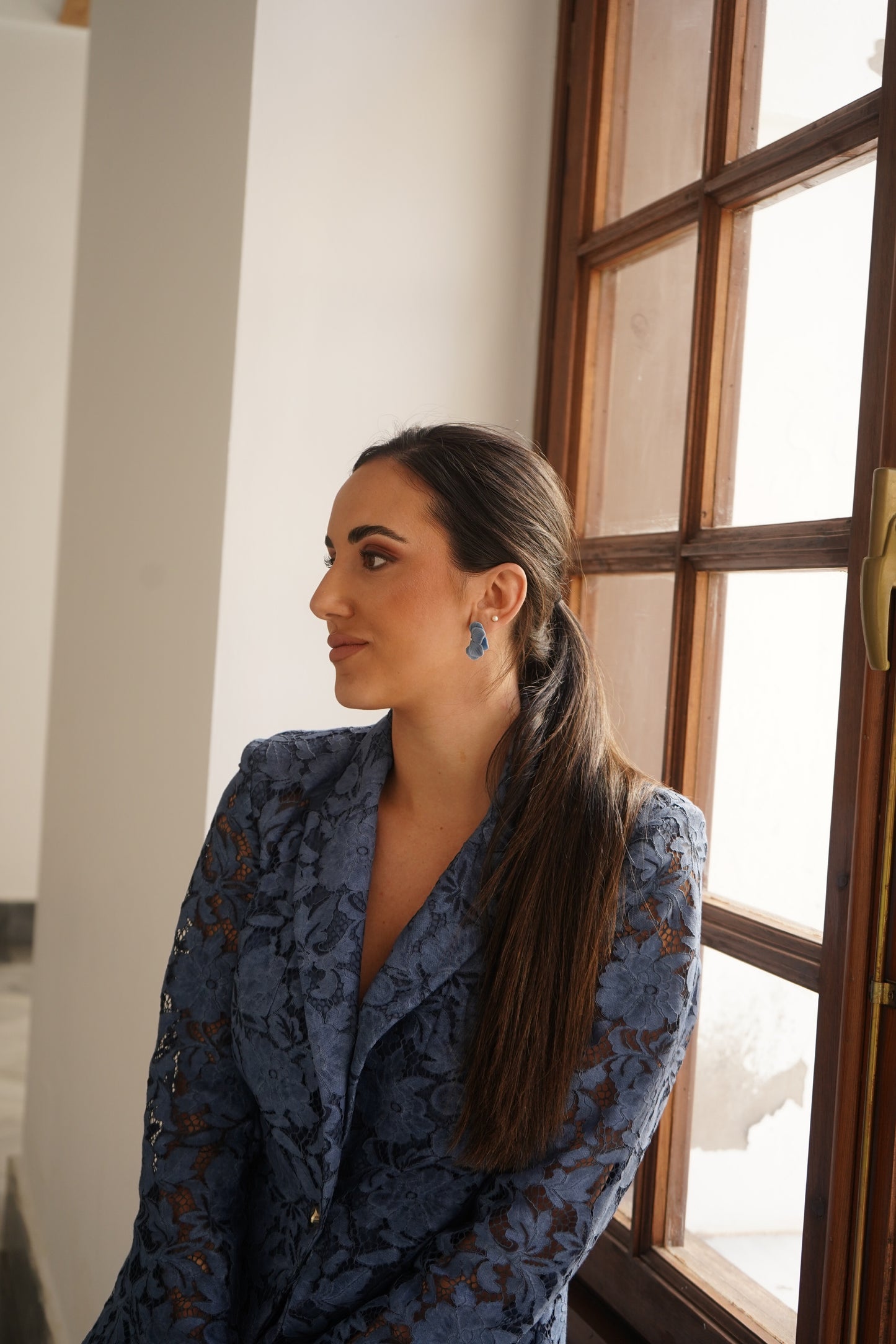 Pendientes Elira Azul